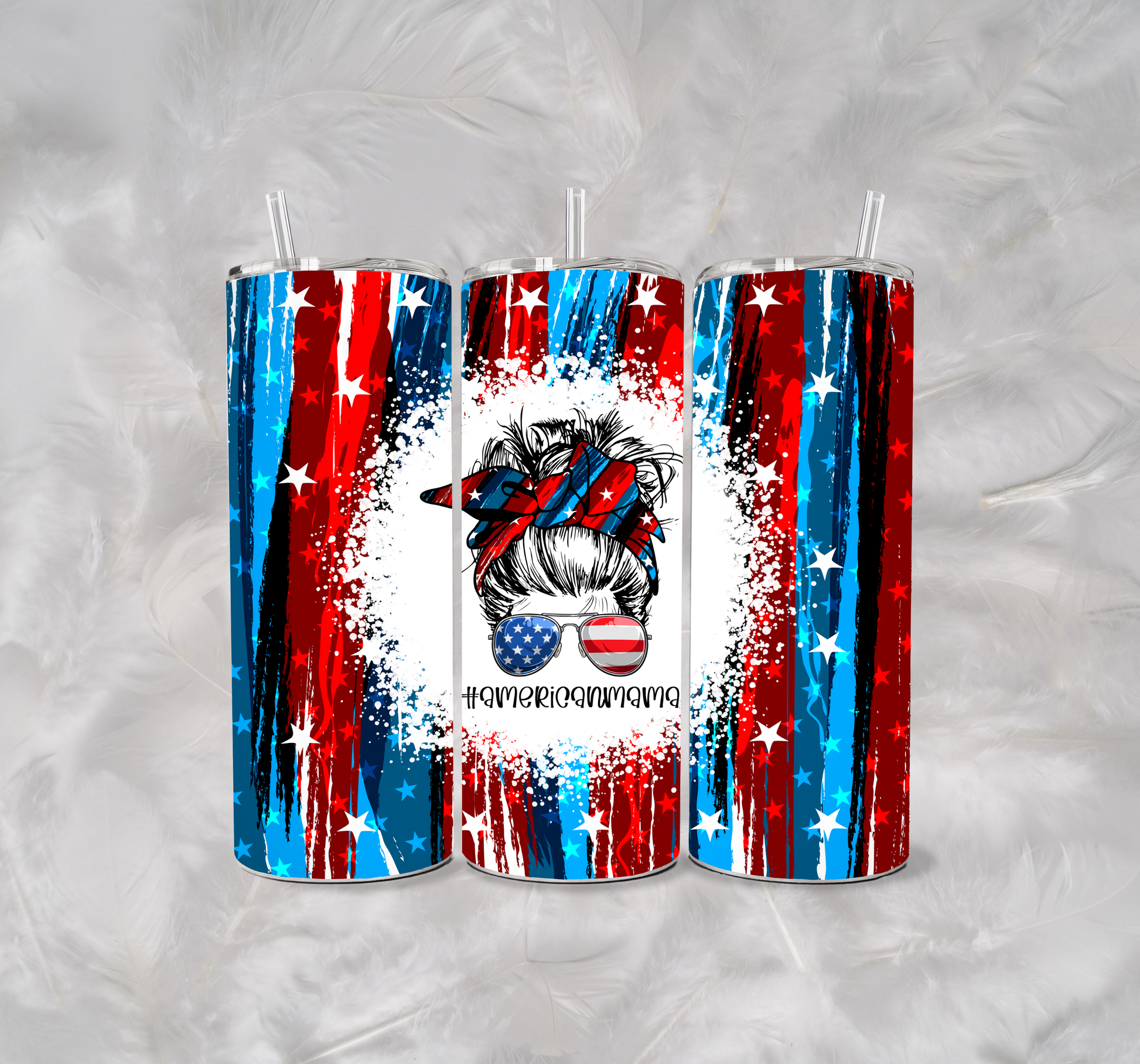 American Mama 20oz Skinny Tumbler