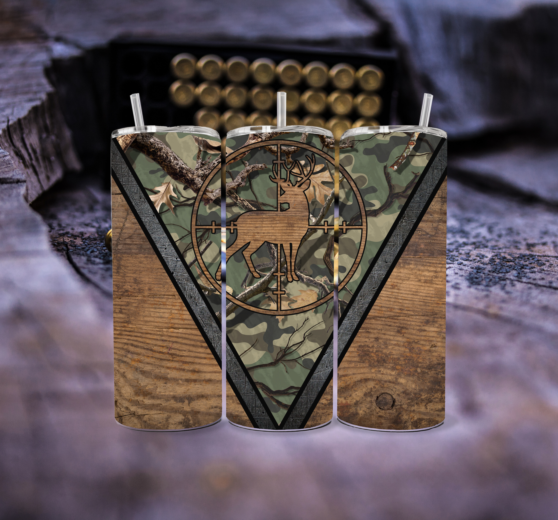 Locked & Loaded 20oz Skinny Tumbler
