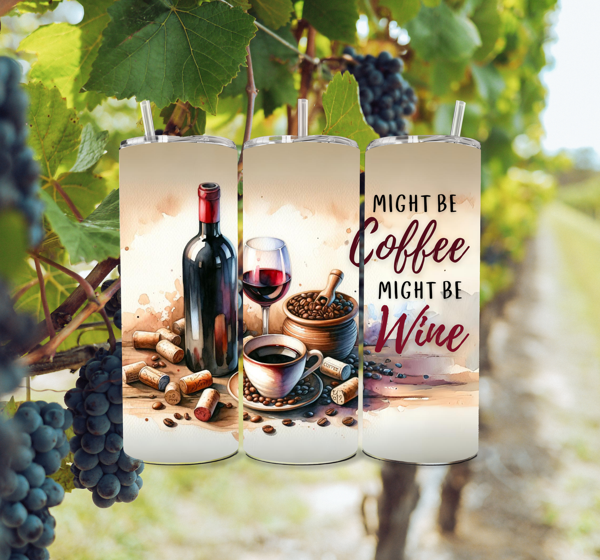 It's Wine 20oz Skinny Tumbler