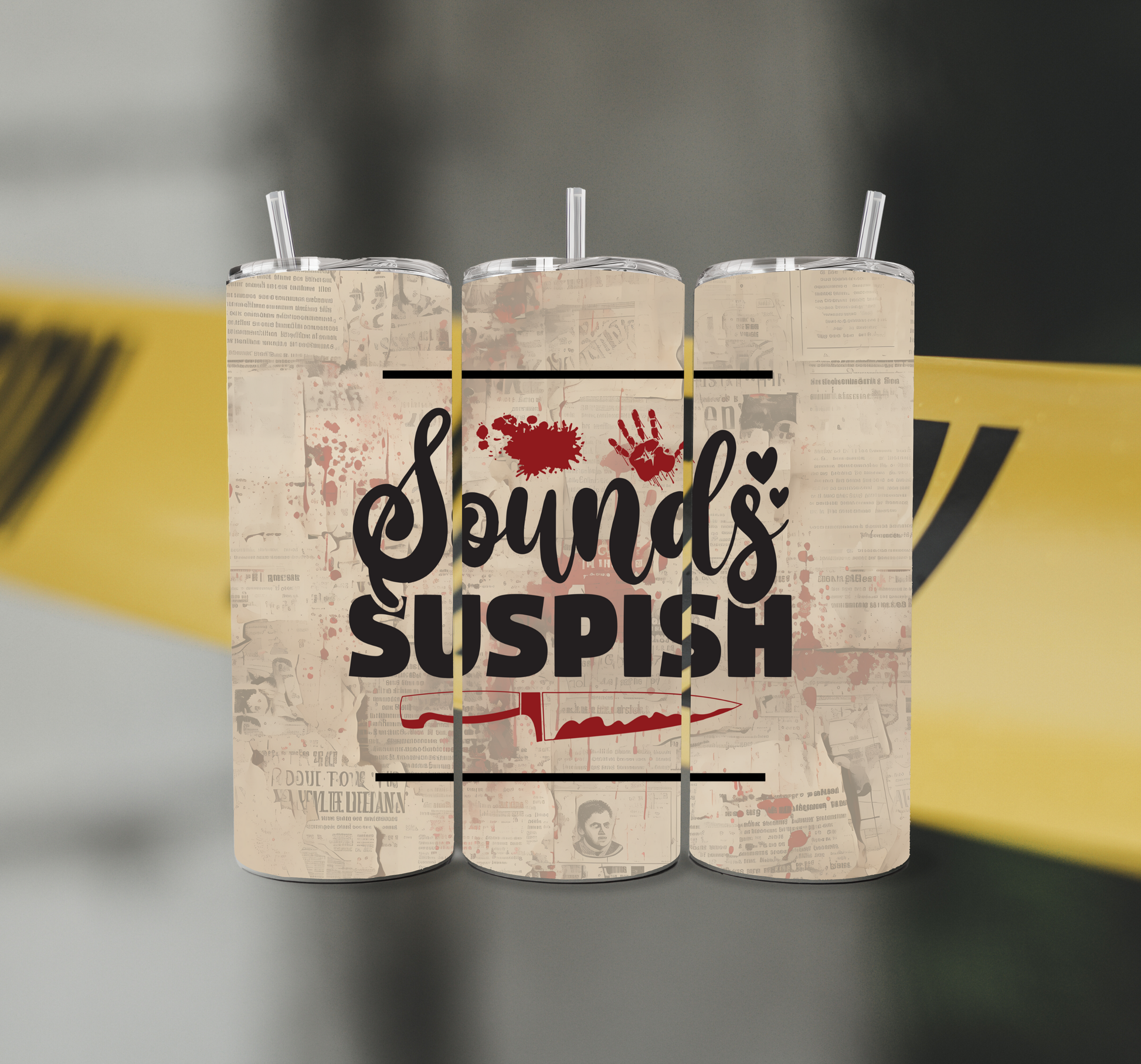Sounds Suspish 20oz Skinny Tumbler