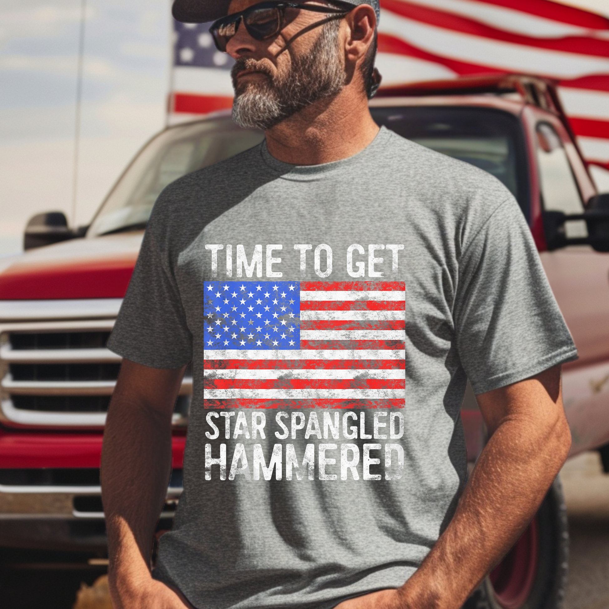 Star Spangled Hammered T-Shirt