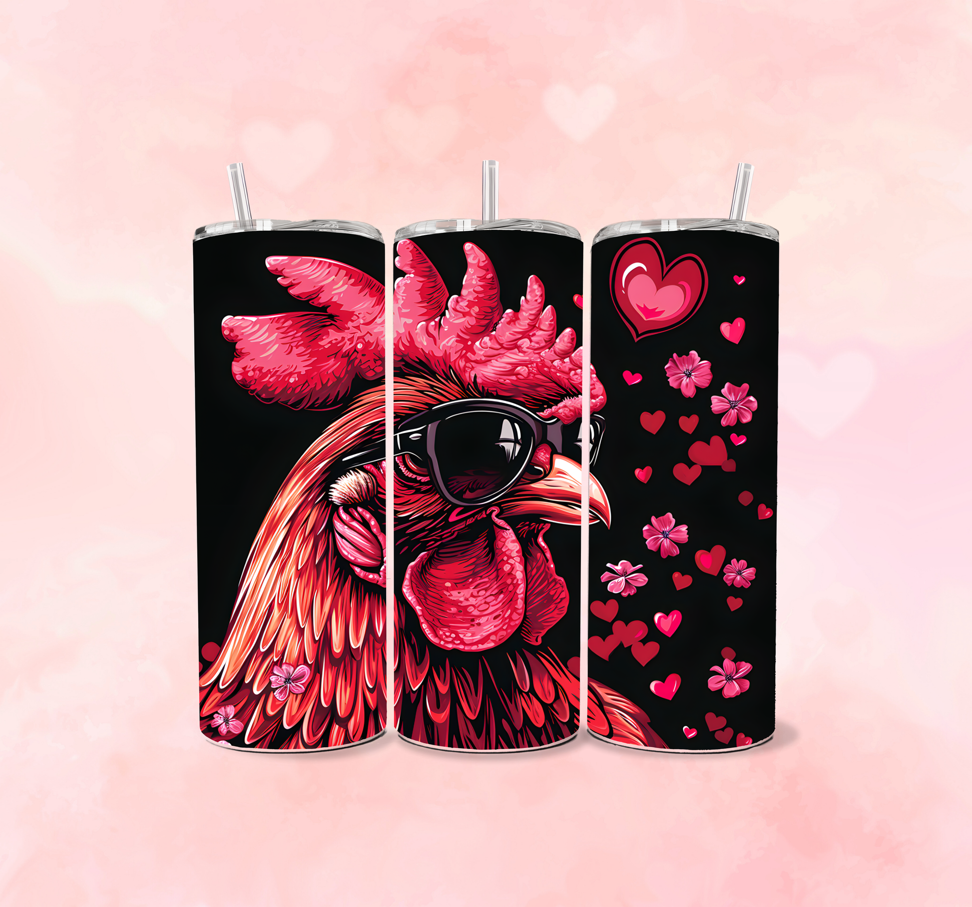Badass Chicken 20oz Skinny Tumbler