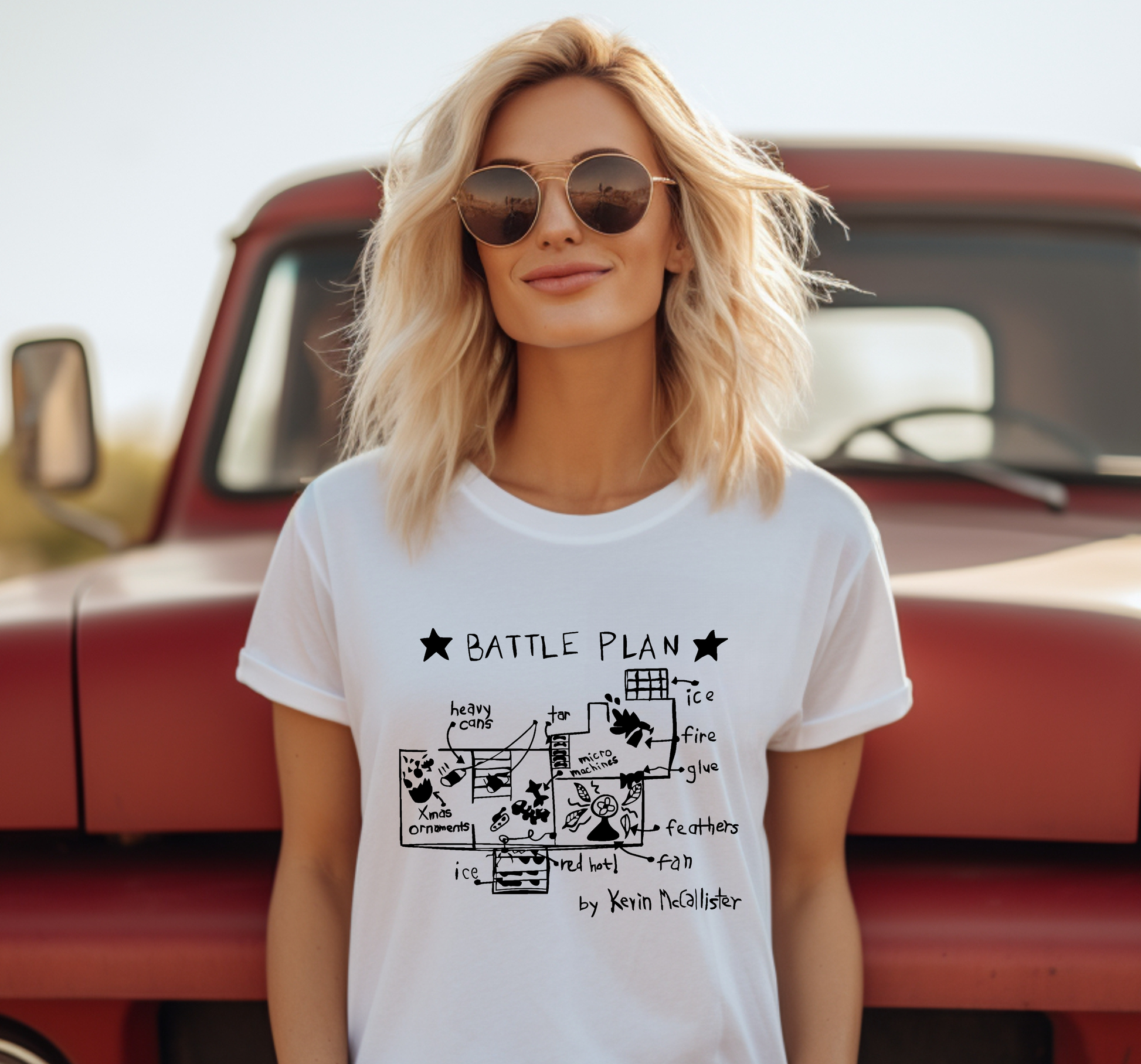 Home Alone Battle Plan T-shirt